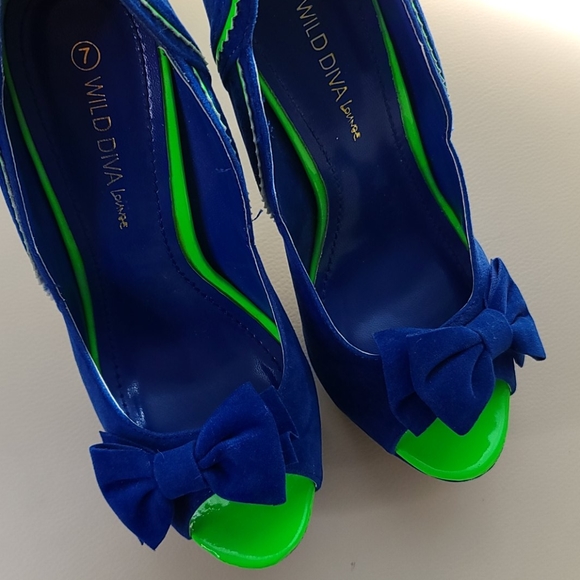 Wild diva heels new gold metal blue - Picture 3 of 14